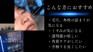 KIWAMI 毛穴洗浄 おすすめな人